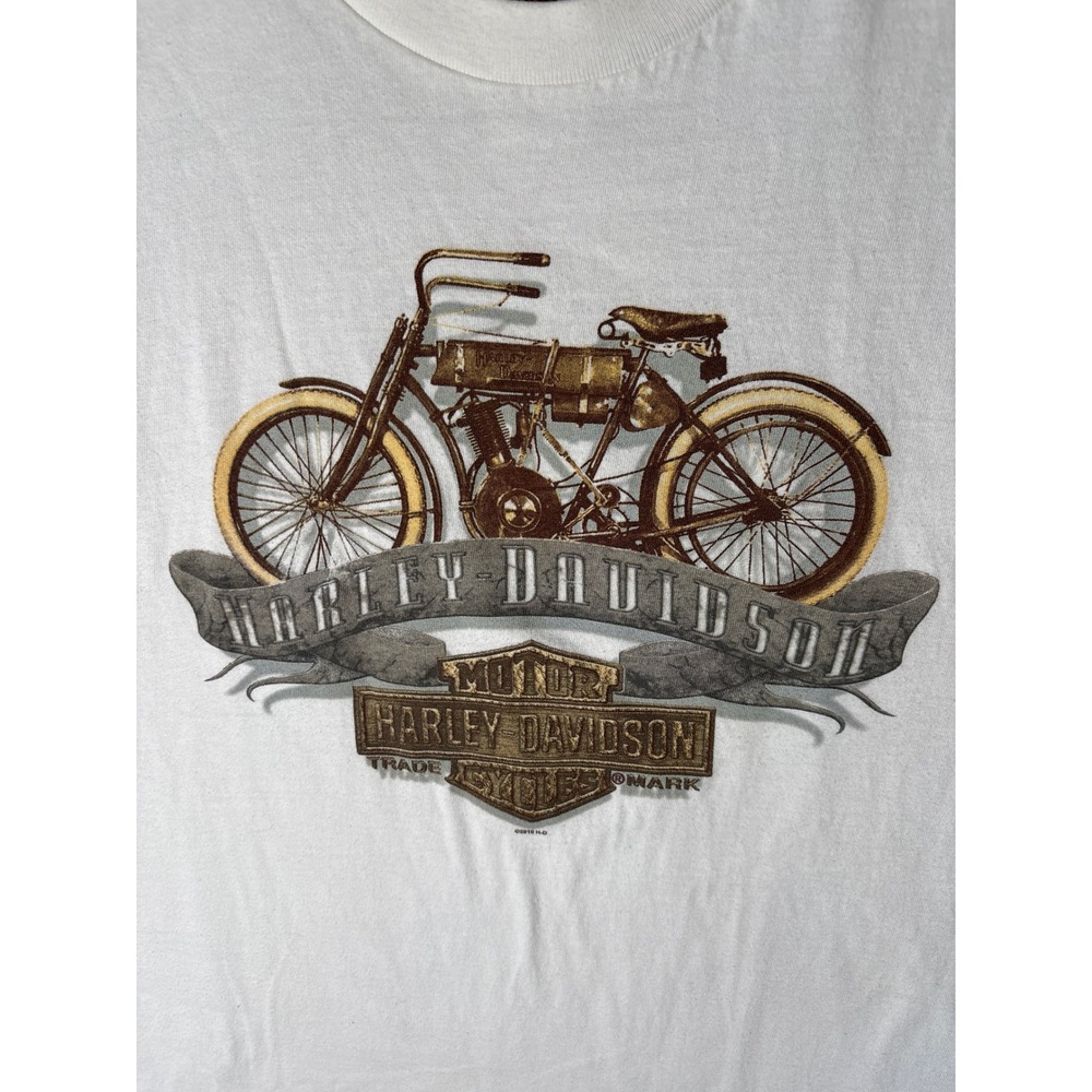Harley-Davidson New York City Sleeveless‎ Muscle T-Shirt White Vintage Mens M
